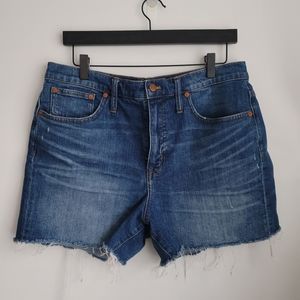 Madewell Raw Hem Denim Shorts